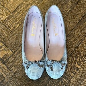 Pretty Ballerinas Women's Textured Gray Flats